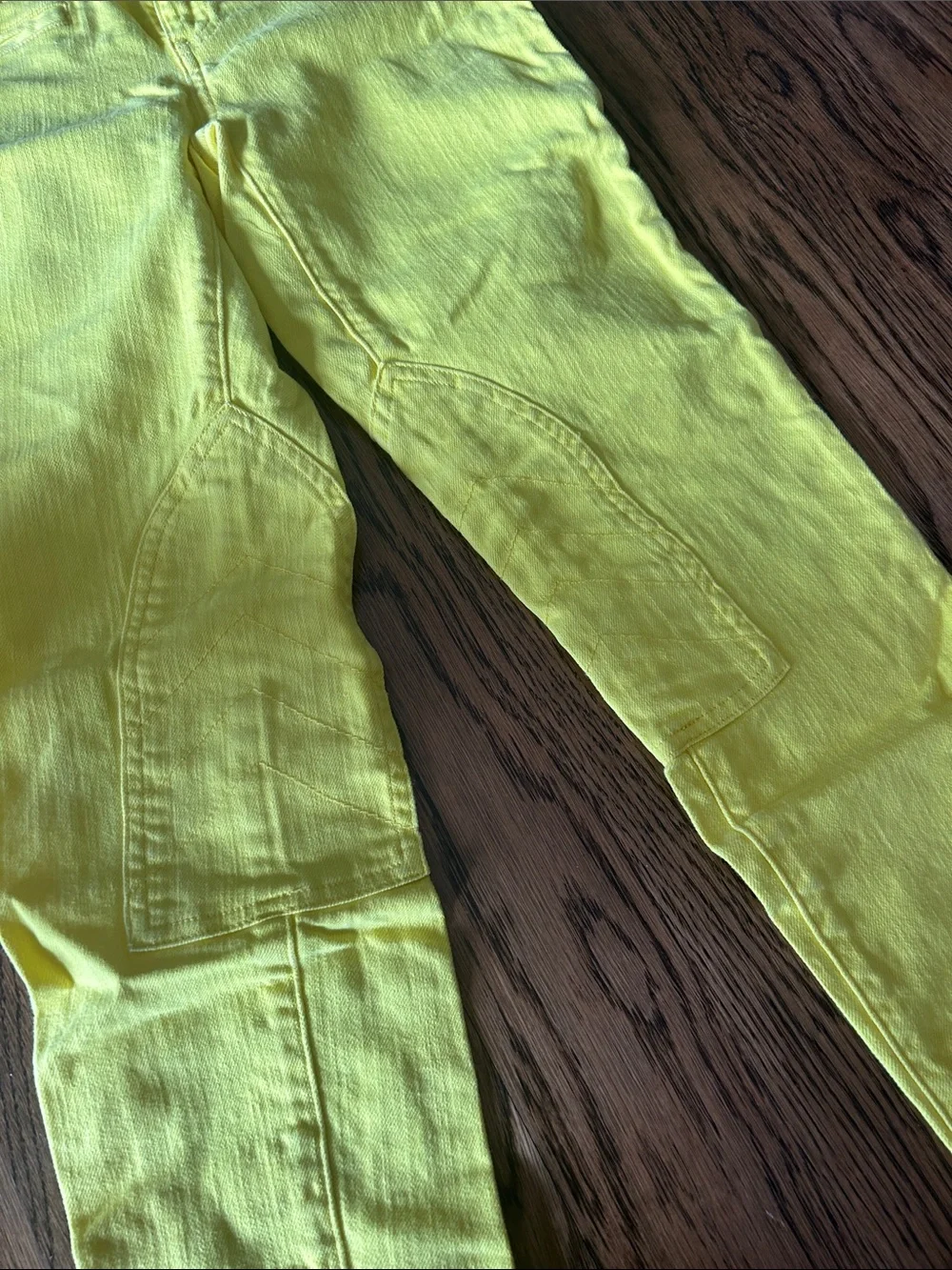 Ralph Lauren Neon Yellow Skinny Jeans
